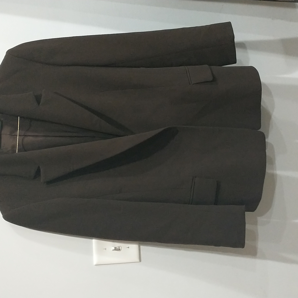donna  karan brawn coat